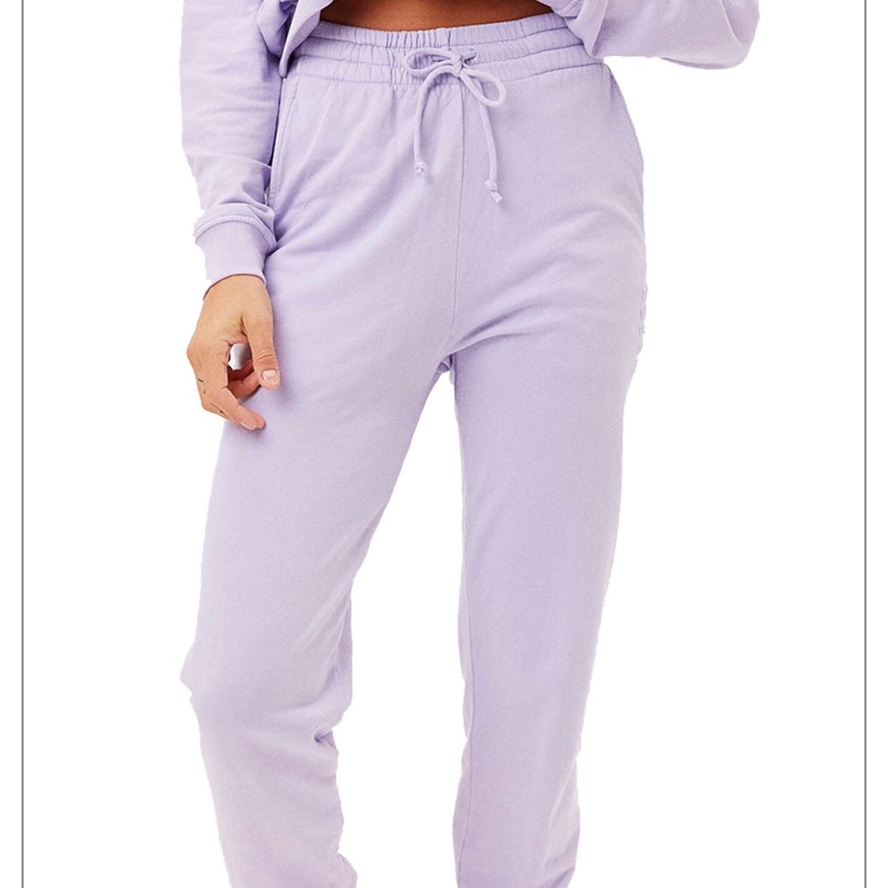 NEW Lavander Purple High waist Sweatpants with pockets